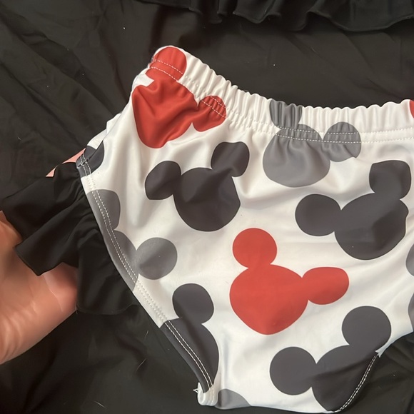 Bundle of 3 Girls Boutique Bathing Suits size 5T Disney Mickey Sharks Dinosaurs - Picture 6 of 11